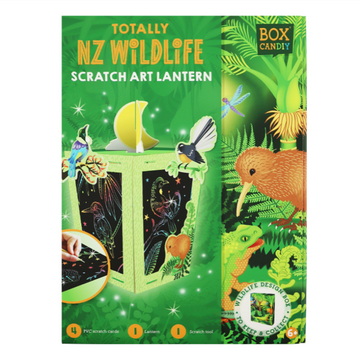 Totally NZ Wildlife Scratch Art Lantern