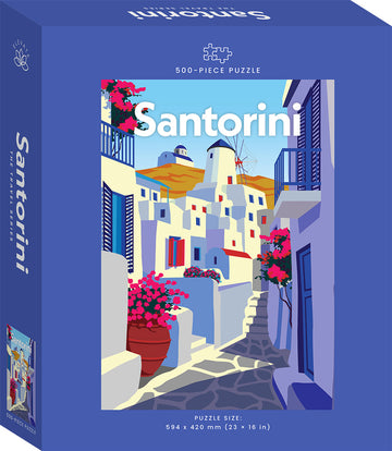 Travel Poster 300pc Jigsaw: Santorini