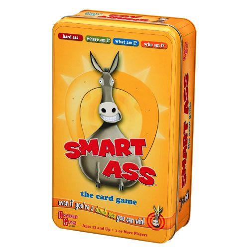University card game Smart Ass, will help you find out who's the Smart Ass among your friends and family? 