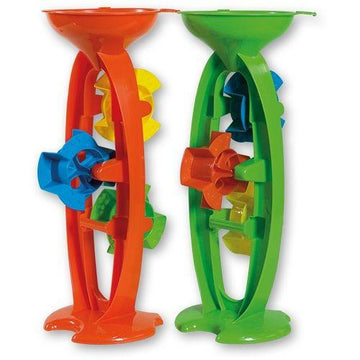 Summertime Sand & Water Wheel 35cm is a great accessory to have for winter and summer water and sand play. 