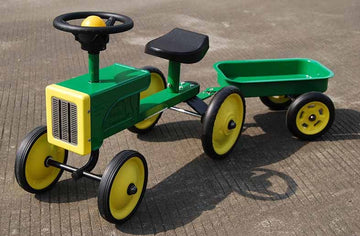 Tri-ang Classic Ride-On Tractor with its Trailer The Toy Wagon