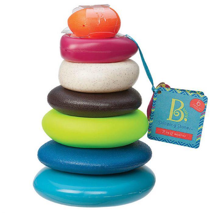 Watch your child play with the Battat Skipping Stones these textured, multi-coloured stones is a cool twist on a classic toy.