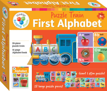 Building Blocks Puzzle Train: First Alphabet