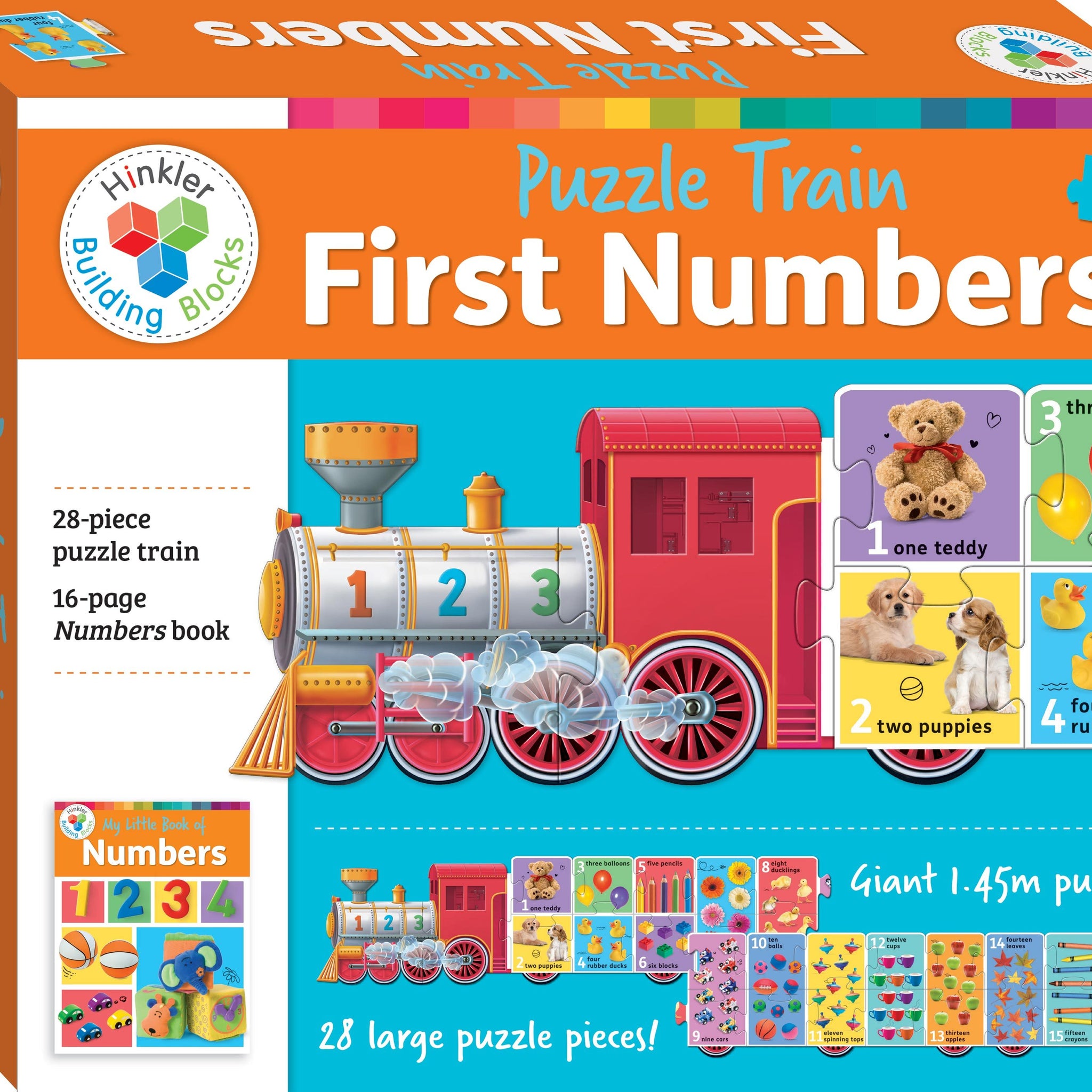 Building Blocks Puzzle Train: First Numbers The Toy Wagon