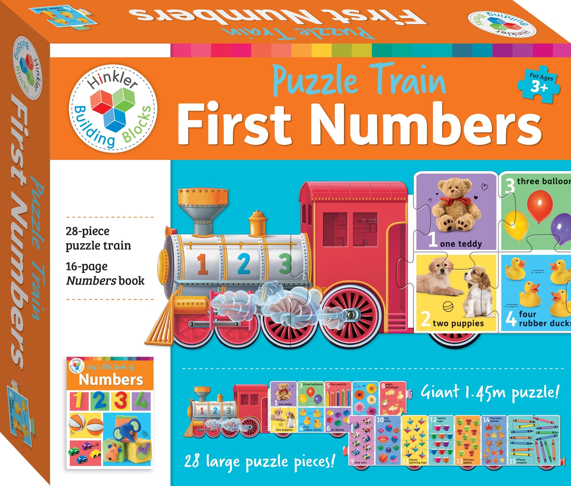 Building Blocks Puzzle Train: First Numbers The Toy Wagon