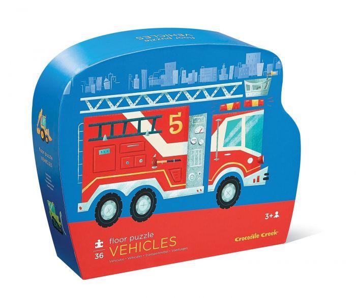 Crocodile Creek SHaped Box Puzzle Fire Truck is a High-quality puzzle for boys.