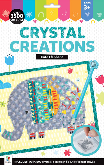 Crystal Creations Canvas Cute Elephant Hang Sell The Toy Wagon