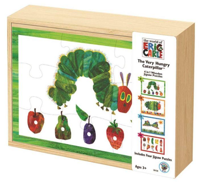 Eric Carle VHC 4 in 1 Wood Puzzle Box is the puzzle that every kid needs.