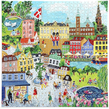 eeBoo 1000pc Puzzle Copenhagen Sq