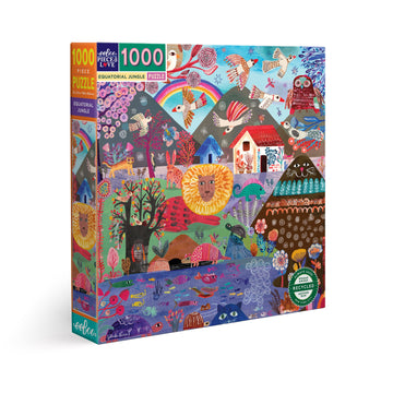 eeBoo 1000pc Puzzle Equatorial Jungle Sq