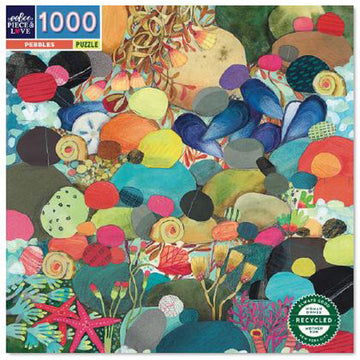 eeBoo 1000pc Puzzle Pebbles Sq