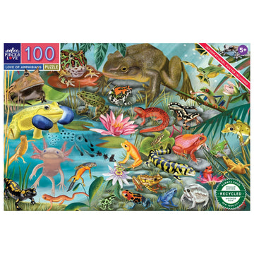 eeBoo 100pc Puzzle Love of Amphibians