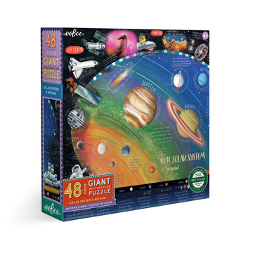 eeBoo 48pc Giant Puzzle Solar System & Beyond