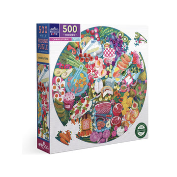 eeBoo 500pc Puzzle Charcuterie Rd
