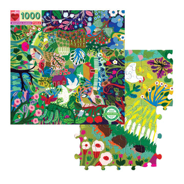 eeBoo 1000pc Puzzle Bountiful Garden The Toy Wagon