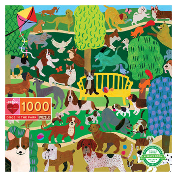eeBoo 1000pc Puzzle Dogs in the Park