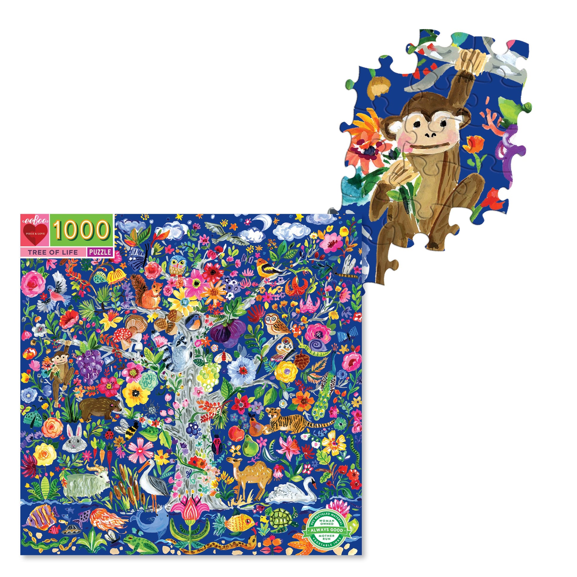 eeBoo 1000pc Puzzle Tree of Life The Toy Wagon
