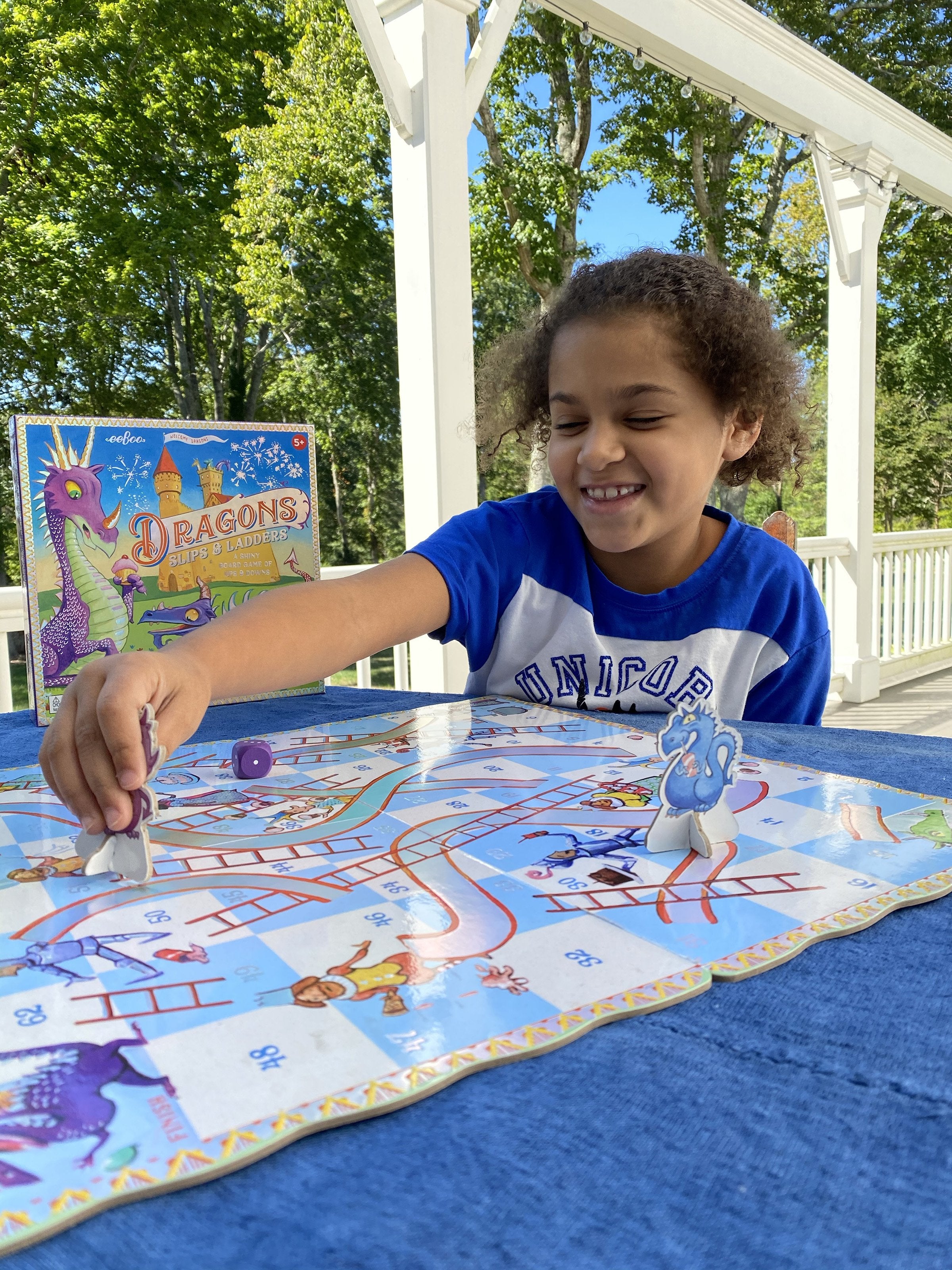 eeBoo Game Dragons Slips & Ladders