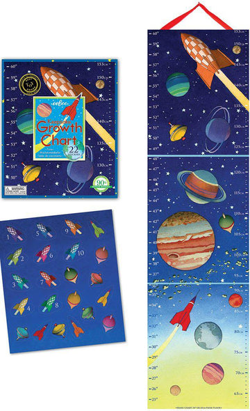 eeBoo Growth Chart Outer Space E The Toy Wagon