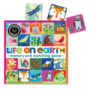 eeBoo Matching Game Life on Earth E The Toy Wagon