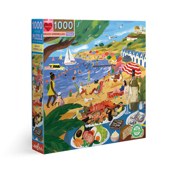eeboo 1000 piece puzzle- Beach Umbrella