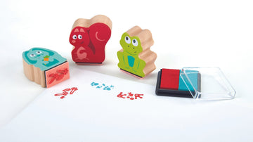 Hape Pawprint Ink Stamps The Toy Wagon