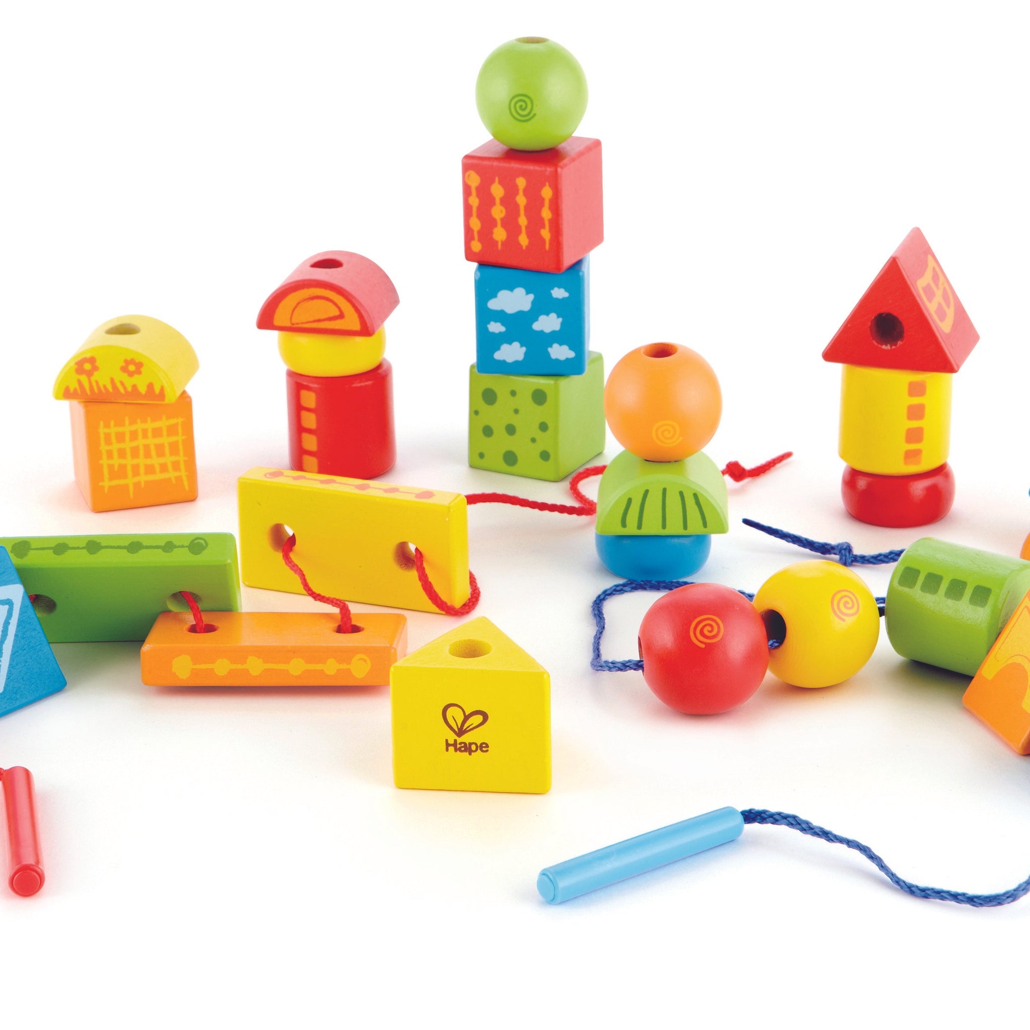Hape String-Along Shapes The Toy Wagon