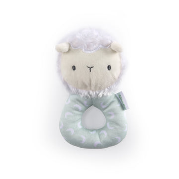 Ingenuity Plush Ring Rattle Sheep - Sheppy the Toy Wagon