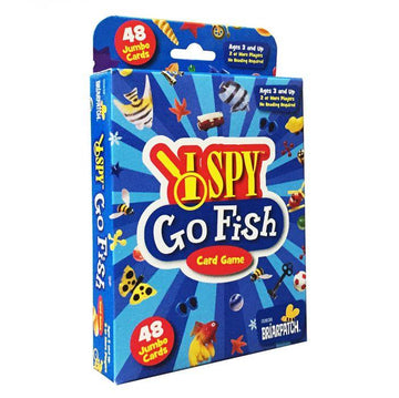 I spy a Go Fish card game for you! This is a traditional first card game for all the family.