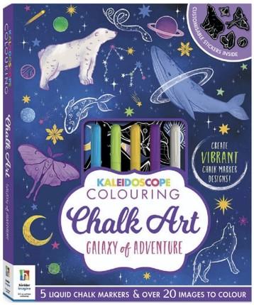 Kaleidoscope Colouring: Lets Chalk - Galaxy of Adventure The Toy Wagon