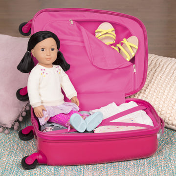 Our Generation  16" Luggage on Wheels The Toy Wagon