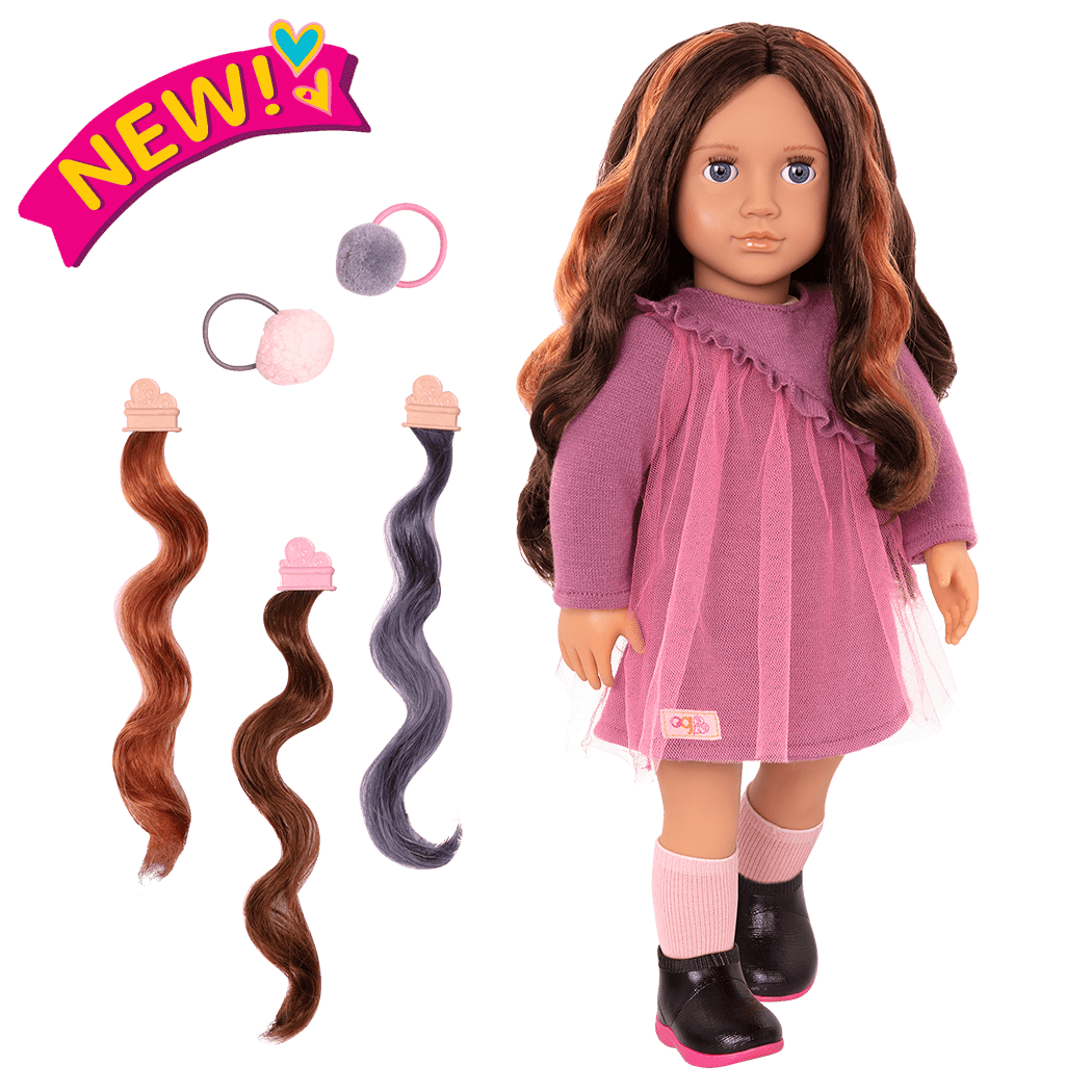 Our Generation 18" Hair Play Doll - Bridget The Toy Wagon