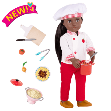 Our Generation 18" Professional Chef Doll - Chantel The Toy Wagon