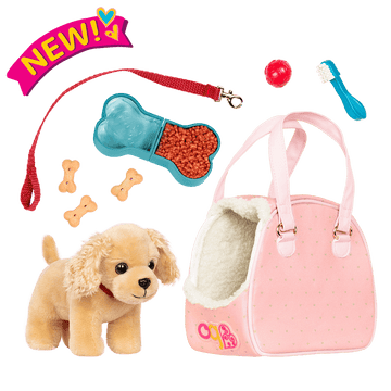 Our Generation Accessory - Hop in Dog Carrier The Toy Wagon