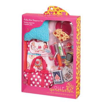 Our Generation Accessory Set - Polka Dot Sleepover Set The Toy Wagon