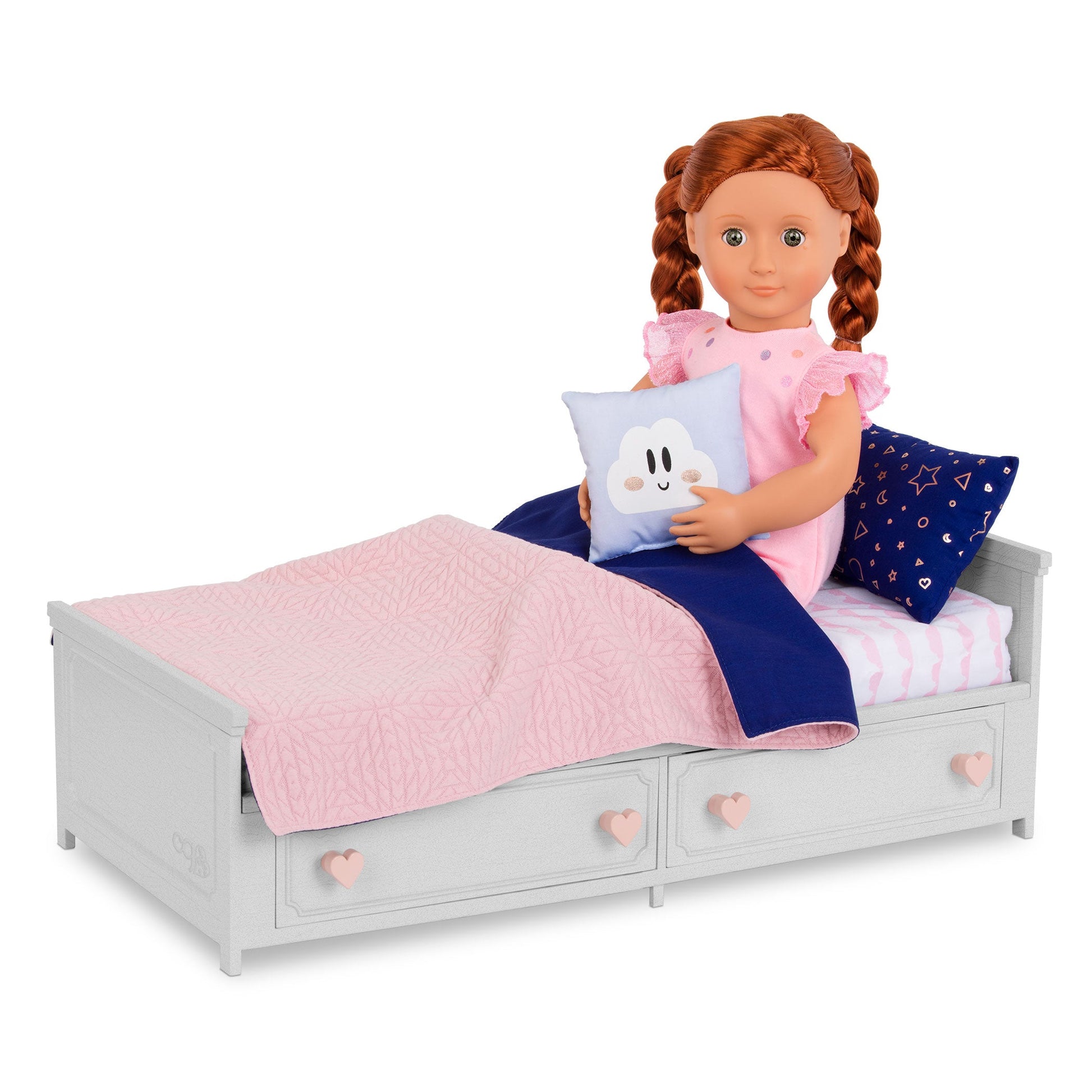 Our Generation Accessory - Starry Slumbers Platform Bed The Toy Wagon