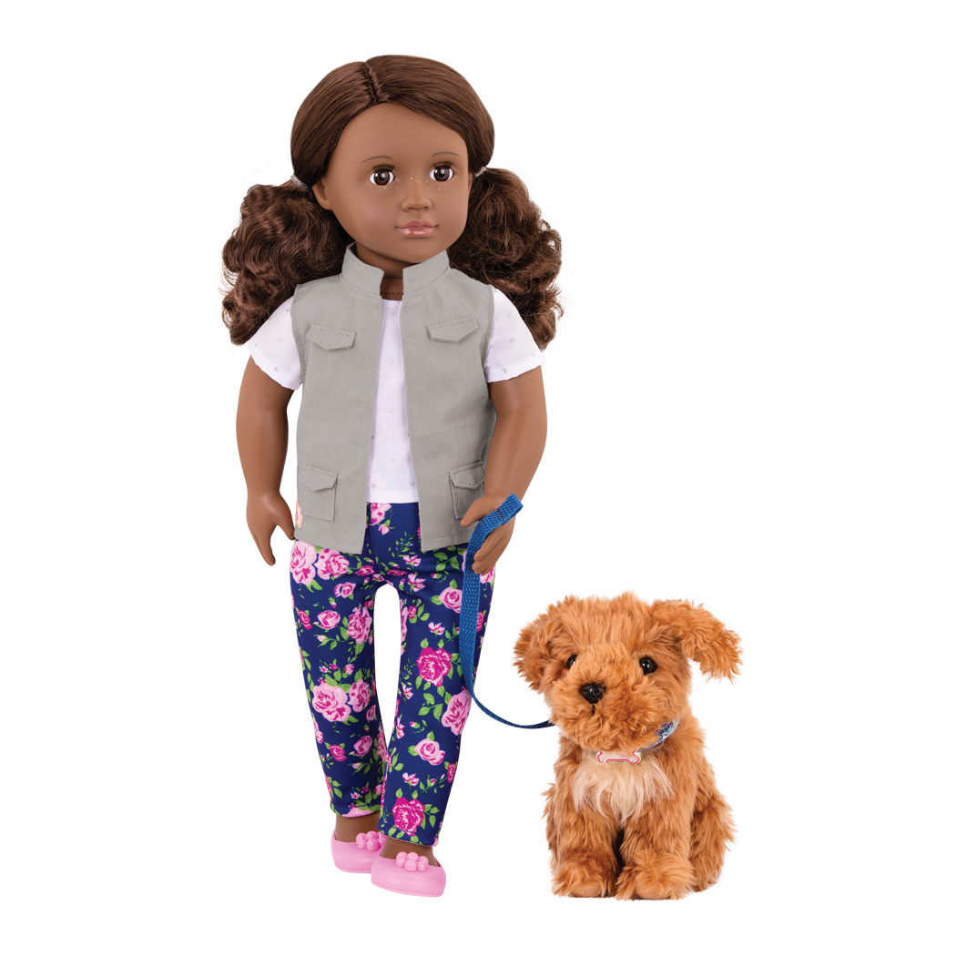 Our Generation  Doll with  Pet DOur Generation , Malia The Toy Wagon