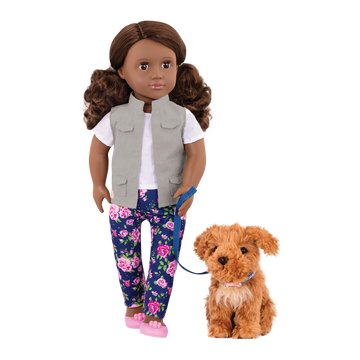 Our Generation  Doll with  Pet DOur Generation , Malia The Toy Wagon