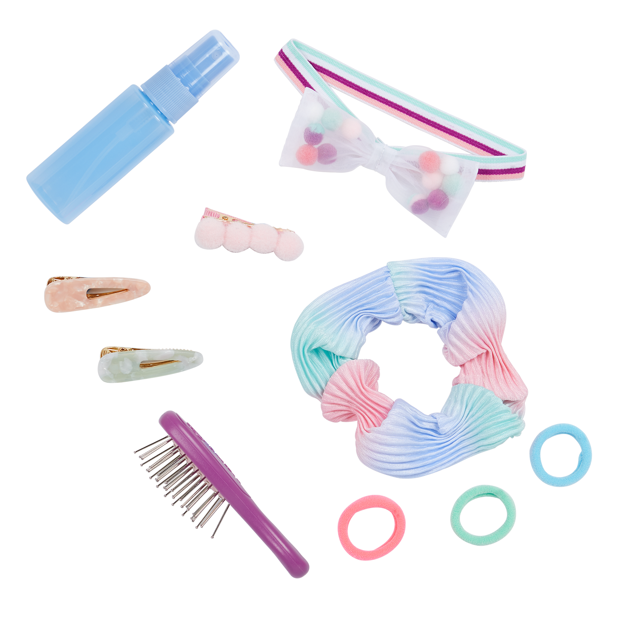 Our Generation Hair Accessories Set Pastel