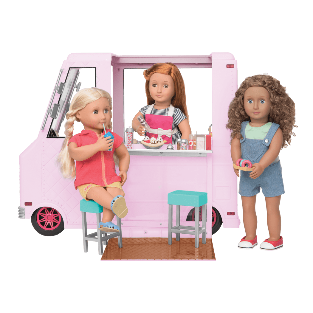 Our Generation Ice Cream Truck - Pink The Toy Wagon