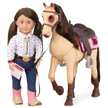 Our Generation  Poseable Horse - Morgan The Toy Wagon