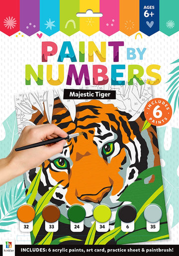 Paint by Numbers: Majestic Tiger The Toy Wagon