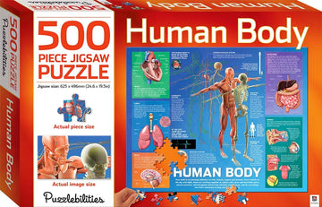 Puzzlebilities 500pc Puzzle: Human Body The Toy Wagon