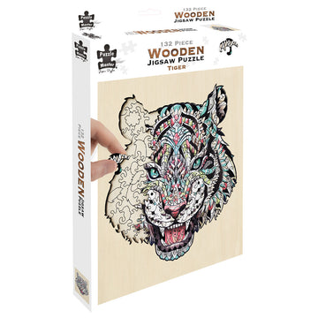 Wooden Jigsaw 132pc - Tiger